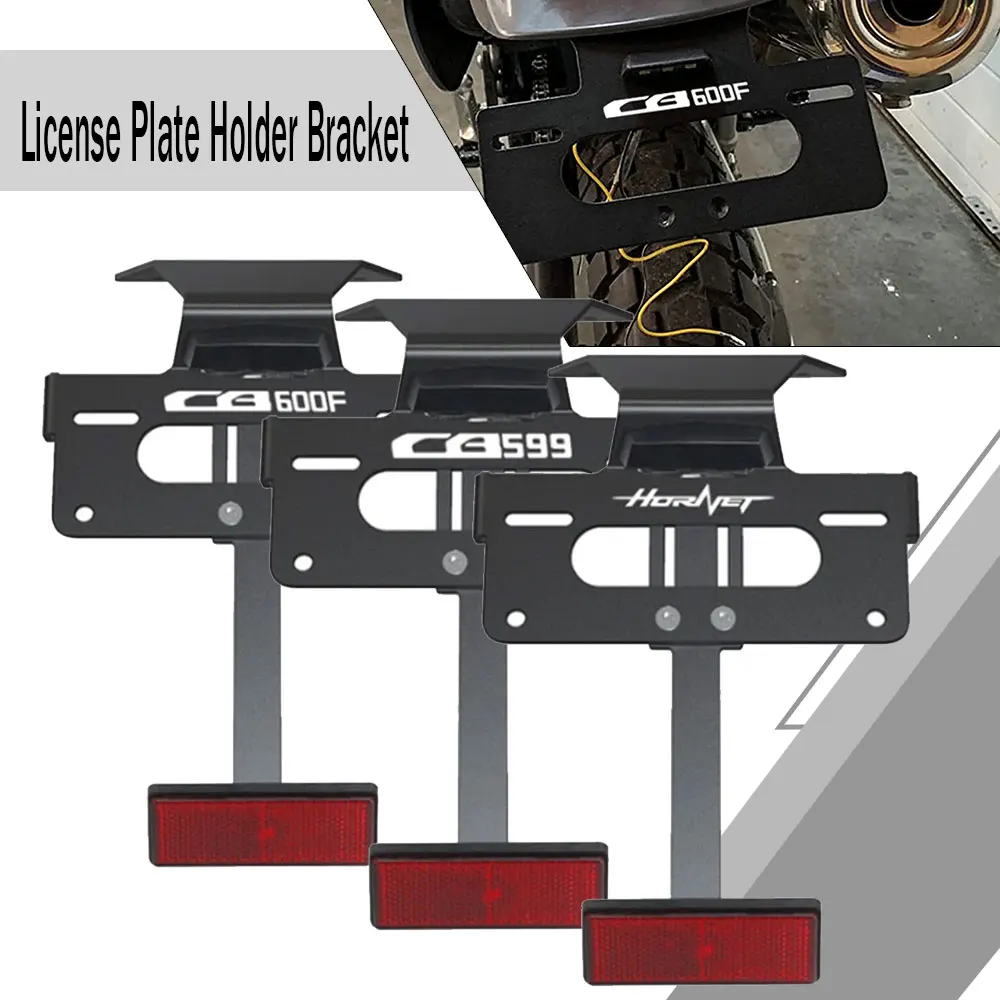 

For Honda CB600F CB599 Hornet CB 600F 599 2007-2013 2012 2011 2010 2009 2008 Motorcycle Rear Tail License Plate Holder Bracket