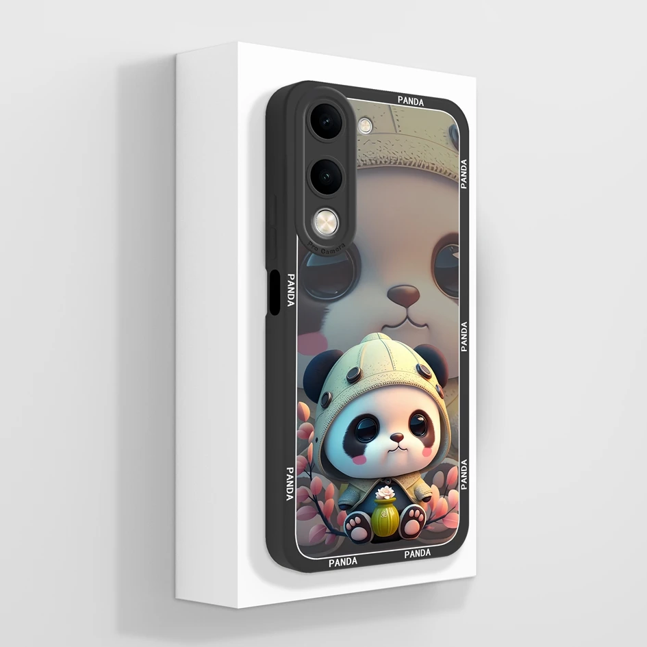 Cute Animal Pattern Slim Silicone Anti-Drop Phone Case - Durable Back Cover and Bumper Protection
