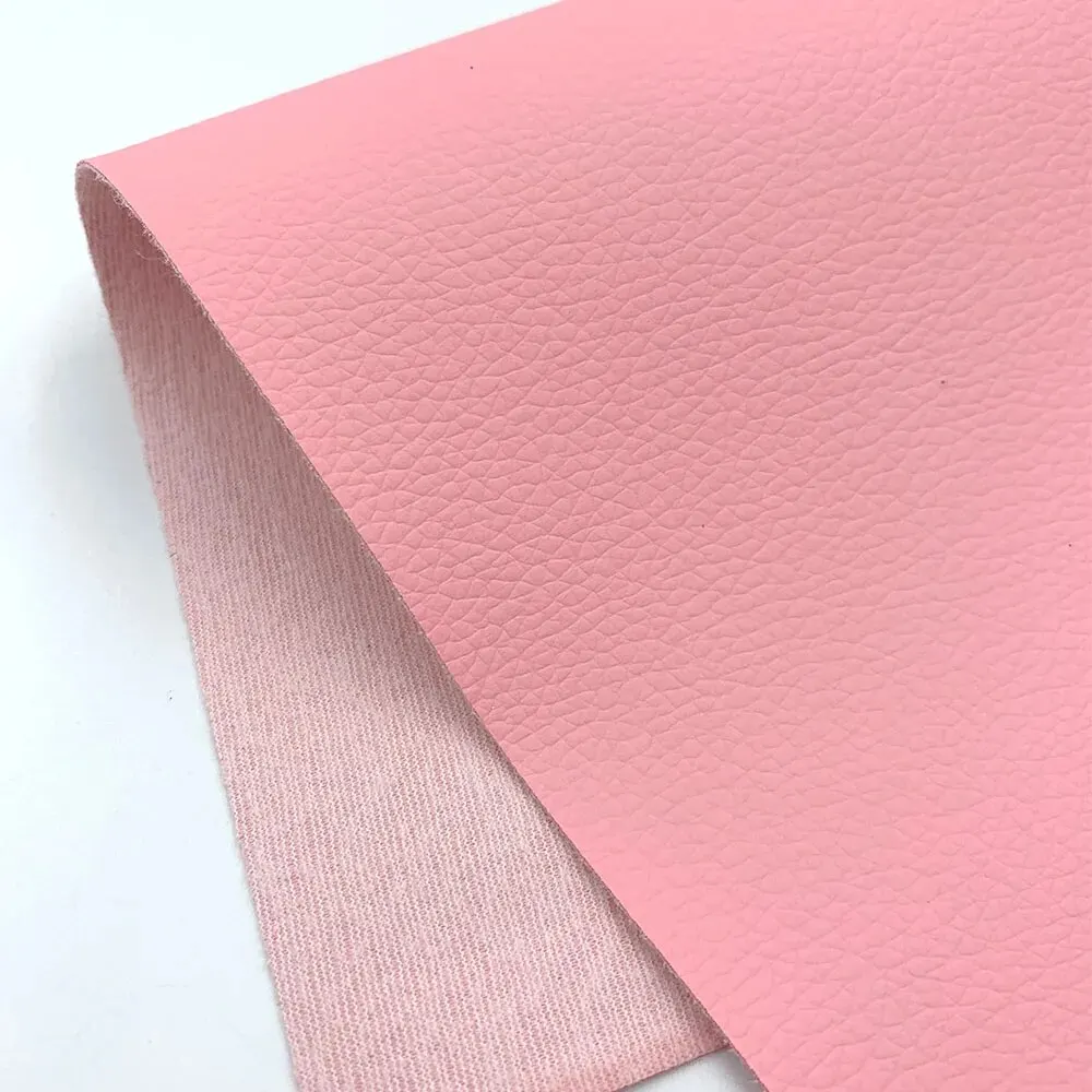 Litchi Textured Faux Leather Fabric for DIY Crafts and Upholstery