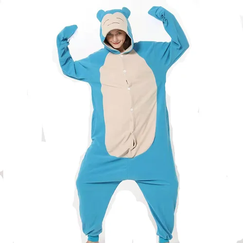 새로운 동물 코골이 잠옷 Kigurumi 만화 정장 성인 남성용, 애니메이션 Onesies Onsie 소년 소녀 잠옷 양털 원피스 바디 슈트 6