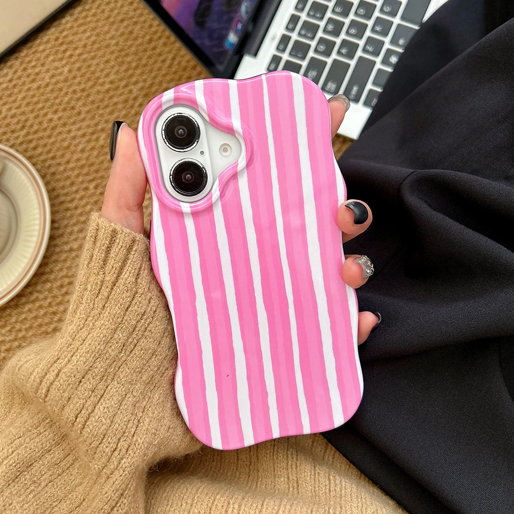รูปสินค้า เคสโทรศัพท์ลายศิลปะ 2 in 1 สำหรับ iPhone 13-17 Pro Max ขอบโค้ง นุ่มสบาย บางเฉียบ