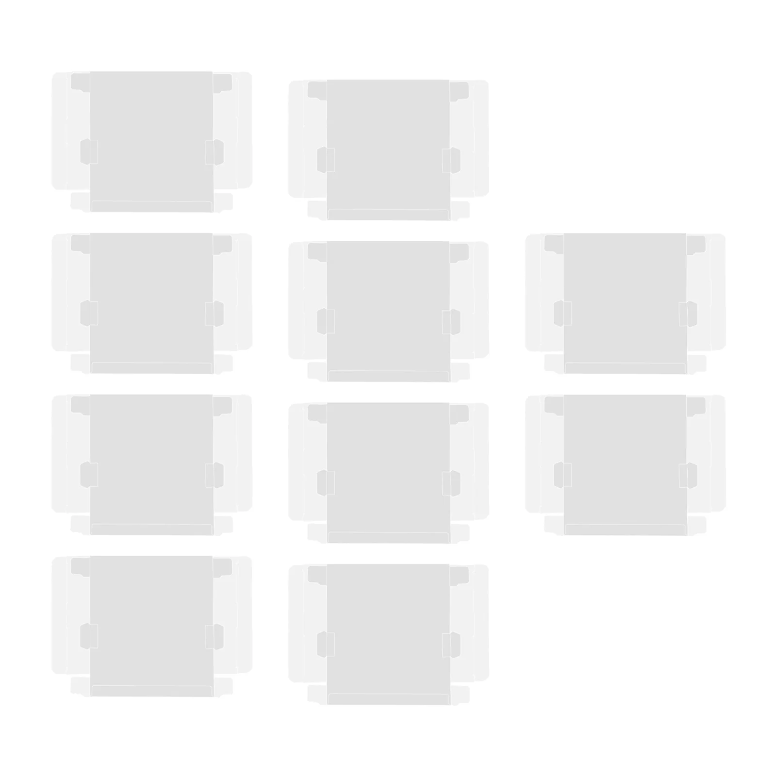 10pcs Transparent Cartridge Cover Protector Case for Nintendo GBA Boxed Game Case for Game Boy Cover for Game Boy