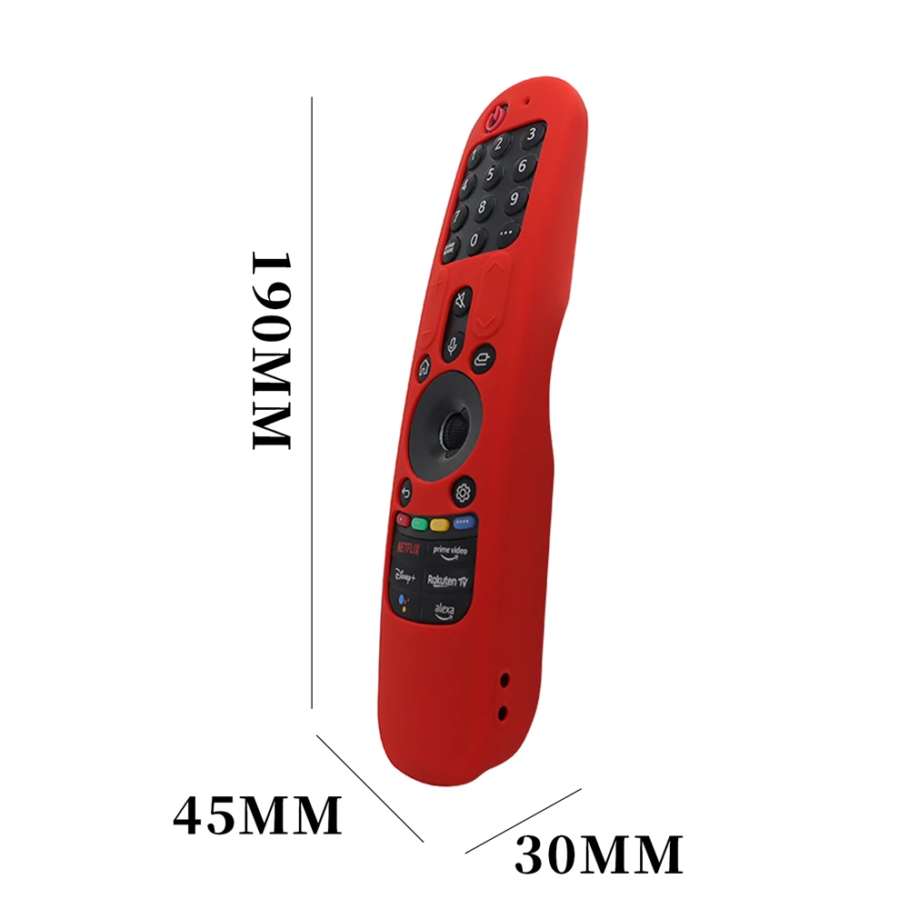 Silicone Remote Case Silicone Remote Cover Silicone Remote Sleeve Remote Controller Cover Silicone Case Protector Silicone Waterproof Case for AN-MR21GC MR21N/21GA for Magic Remote Control Case Sleeve Holder Protector Skin