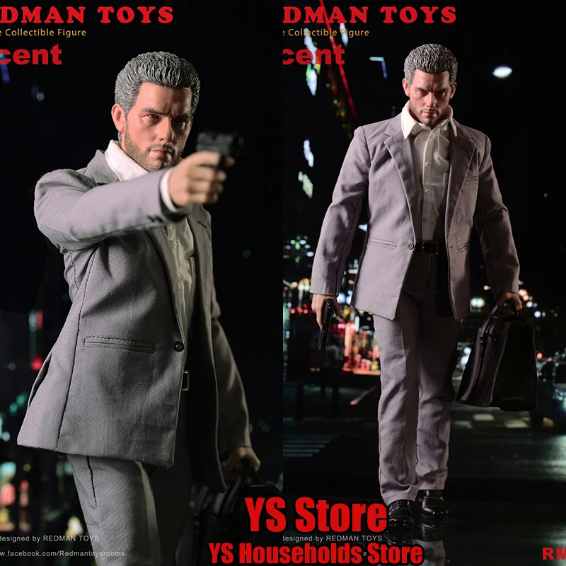 S8b12da8b7f2540048275ada1cc36074f9.jpg مجسم شخصية فينسنت القاتل (توم كروز) من REDMAN TOYS طقم كامل بطول 30 سم | REDMAN TOYS Vincent Killer (Tom Cruise) Full Set Action Figure 30cm - الصورة 1