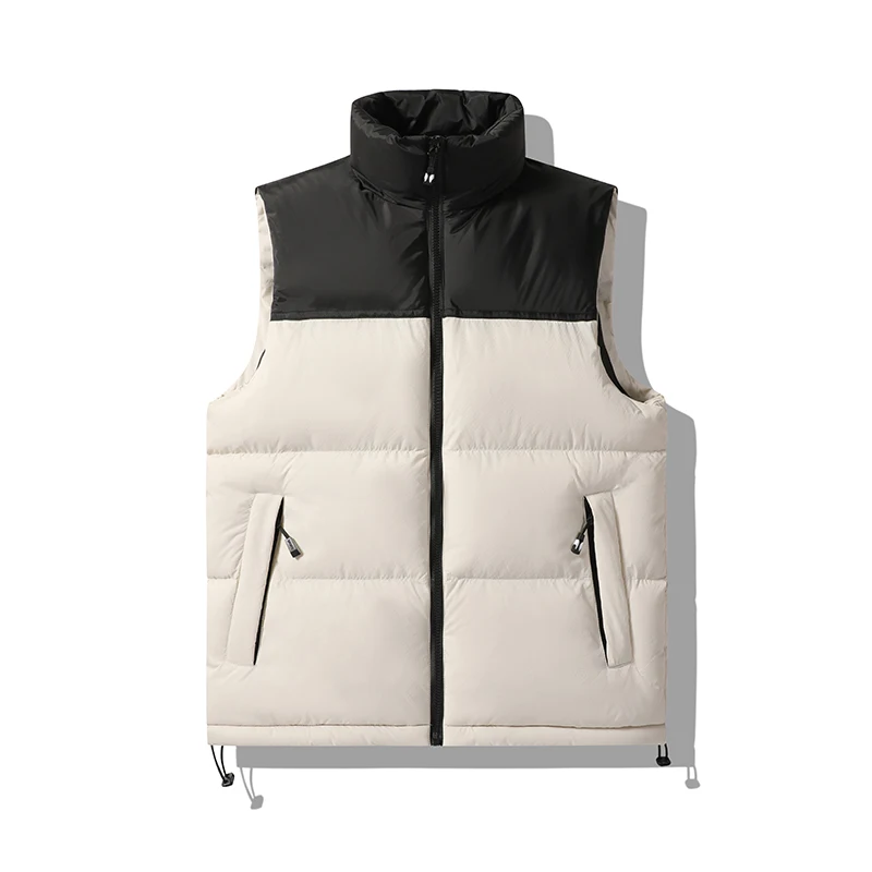 2024 Autumn New Solid Color Vest Shoulders Couple Trend Fashion High-End Sleeveless Undershirt Casual Versatile