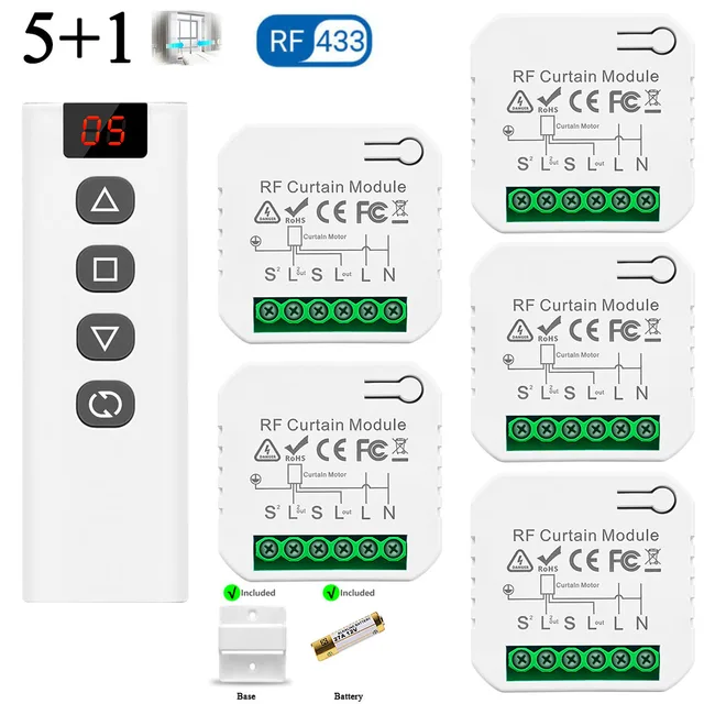 5 Switch 1 Remote