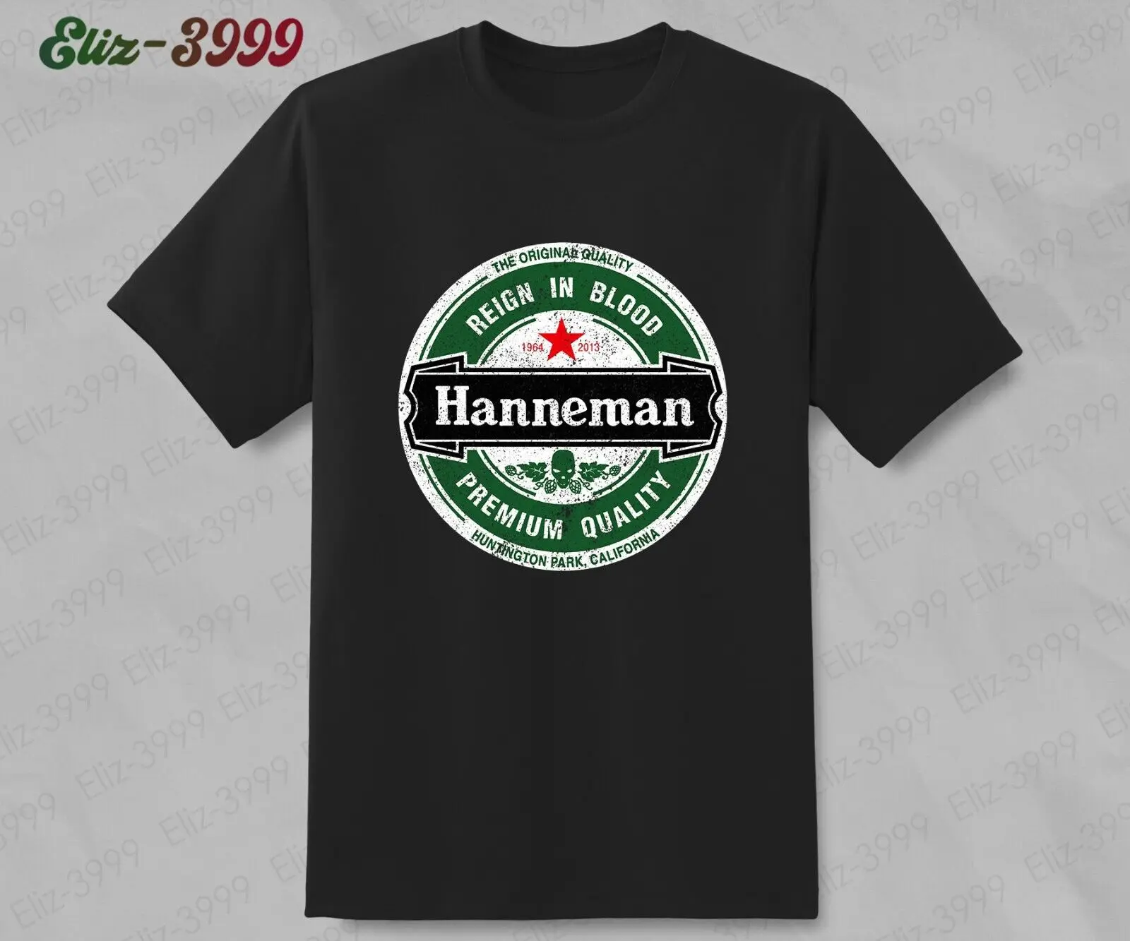 T-Shirt Con Angelo Della Morte Che Regala Nel Sangue Di Harry Hanneman - Slayer