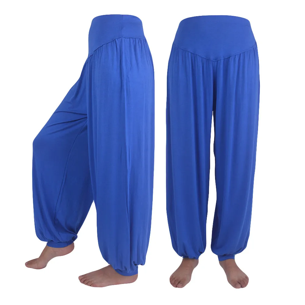 

2024 Women'S Pants Elastic Loose Casual Cotton Soft Yoga Sports Dance Pant Solid Color Pantalones Mujer Modernos Одежда для йоги