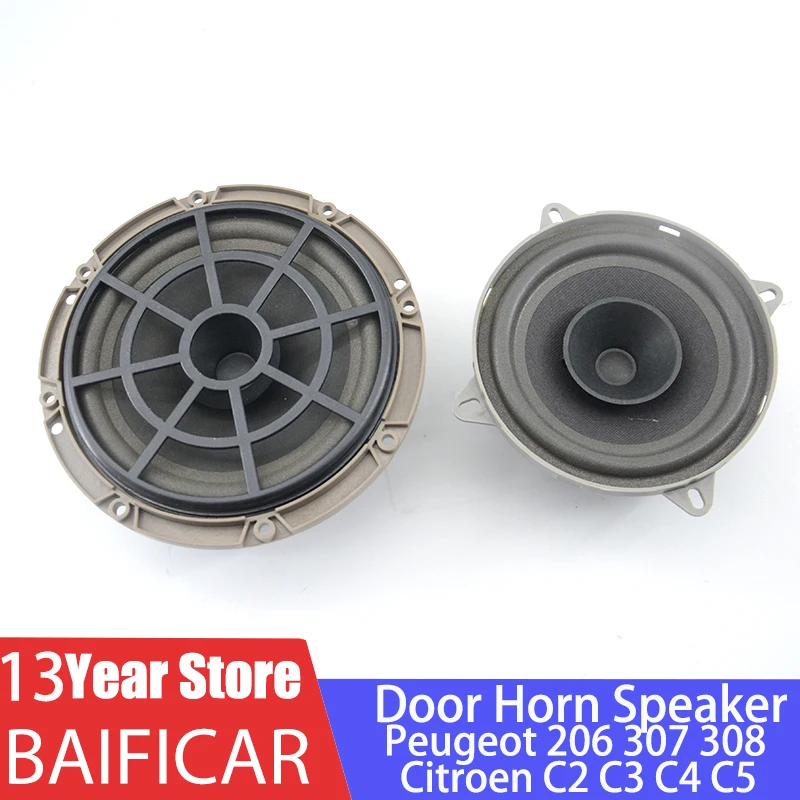 Baificar Brand Door Horn Speaker Front Rear Loudspeaker For Peugeot 206 307 308 Partner Citroen C2 C3 C4 C5 Picasso Xsara 1