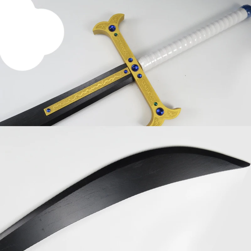 One Piece Dracule Mihawk Black Sword Yoru Cosplay Prop - AliExpress