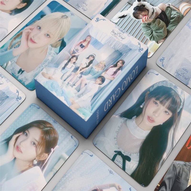 Álbum IVE de 55 piezas de Treingi 2024 Tarjeta LOMO de A Fairy's Wish Tarjeta fotográfica postal del grupo femenino Season's Greetings Wonyoung Rei LIZ Leeseo Yujin