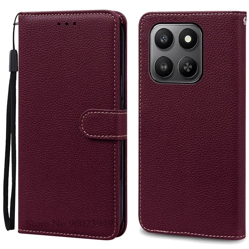 Leather Flip Wallet Case
