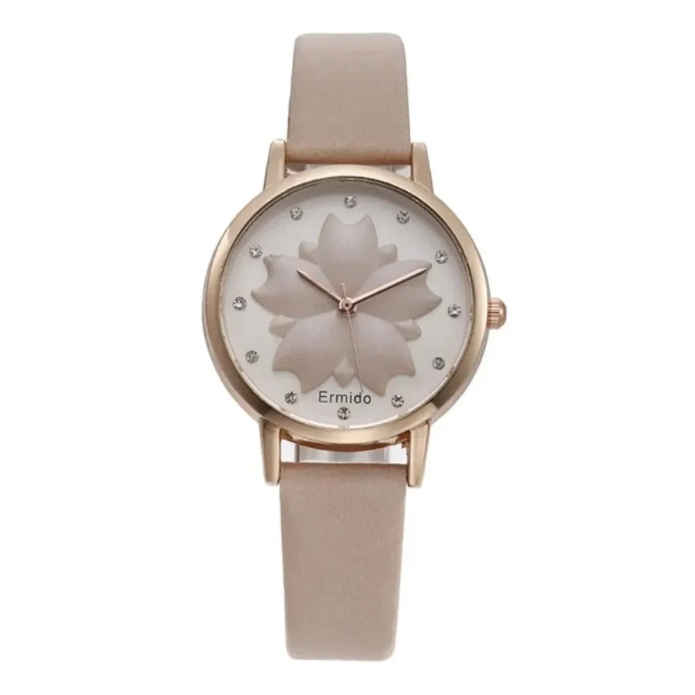 New Maple Leaf Women's Quartz Watch Female Fashion Small and Delicate Watch Student Vintage Simple Wirstwatch San Martin Store
