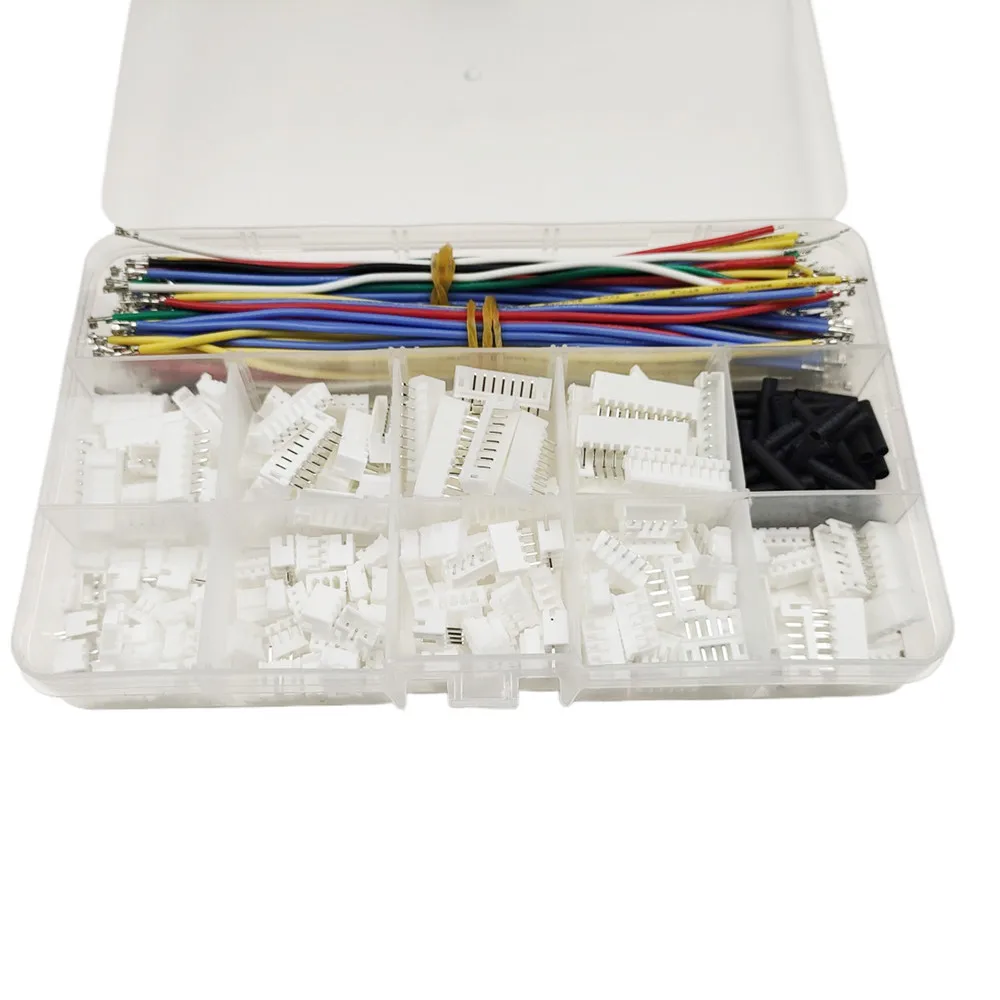 Kit de prise de connecteur PH 2.0mm avec fil en silicone souple pré-épilé, boîtier 2/3/4/5/6/7/8/9/10 broches, câble adaptateur JST mâle femelle – Image 3