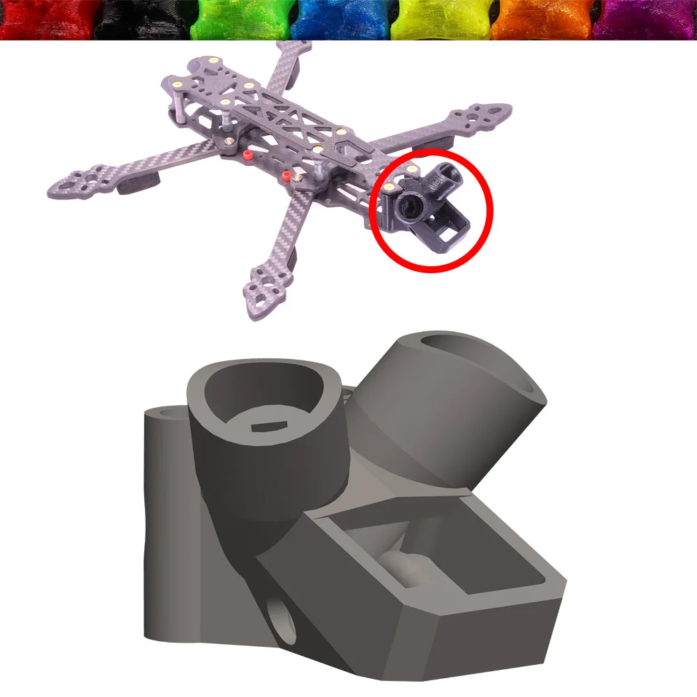 Mark4 Hd Telaio Rc Drone Tpu 3D Stampato Caddx Dji Fpv Polare Aria Unità Tbs Crossfire Immortal T V2 Bn-180 Antenna Montaggio Sedile