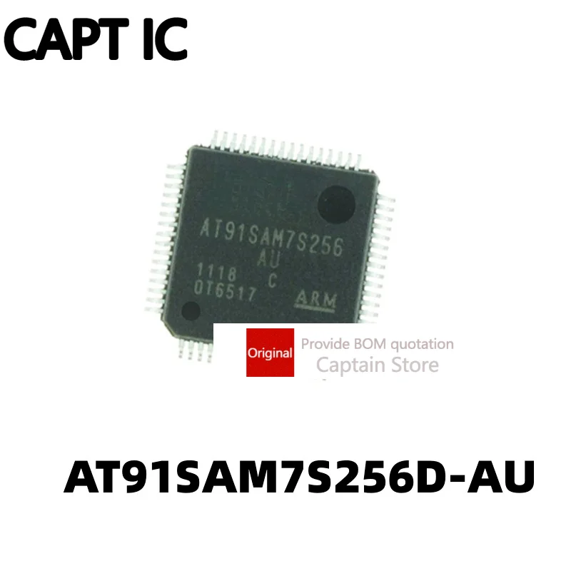 

5PCS AT91SAM7S256D-AU QFP64 AT91SAM7S256B-AU