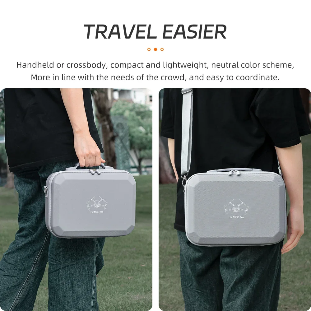 DJI Case Storage Bag for DJI Mini 3 Pro Drone Accessories PU Splash-proof Shoulder Bag dji case drone case drone accessories drone storage bag