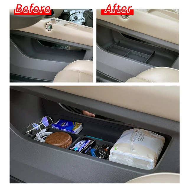 Center Console Storage Tray for NIO ET7 2022-2024 Car Central Armrest Lower Layer Box Organizer Interior Accessories Tidying 2