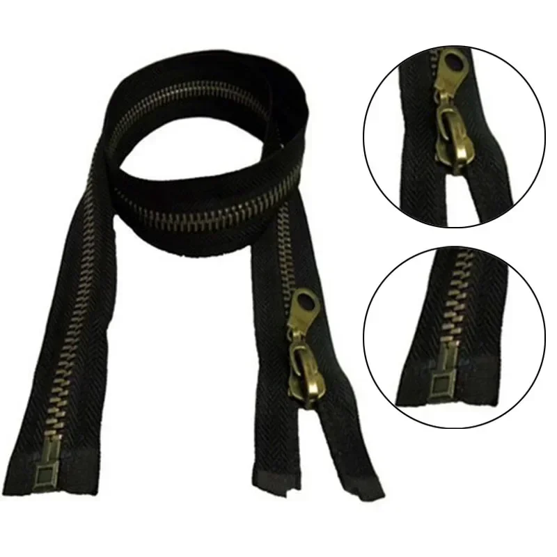 1pc 70cm Metal Black Zip Clothes Fastener Home Sewing Accessories Handmade Crafts Ornaments Clothes Making DIY Accessories