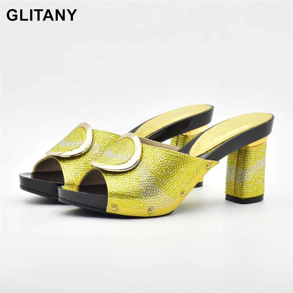 

Туфли женские на высоком каблуке, без застежки, роскошные босоножки, туфли-лодочки, лето