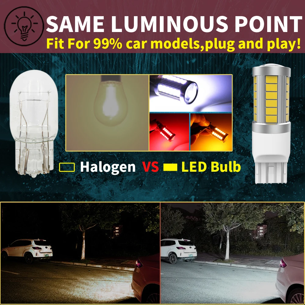 KaiDengZhe 1156 BA15S LED Brake Light Bulb, 12v P21W Red LED Built In - Foto 12