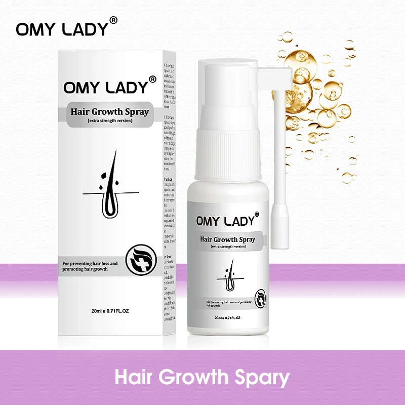 Omy Lady Anti Hair Loss Hair Growth Spray Essential Oil Liquid For Men Women Dry Hair