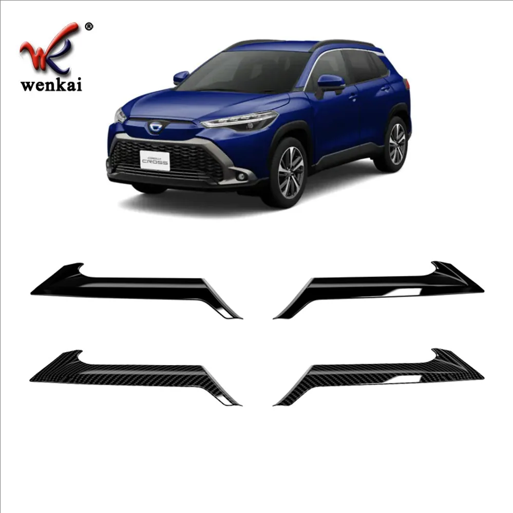 2022-2025 Toyota Corolla 크로스 크롬 액세서리 용 자동차 전면 그릴 레이싱 트림