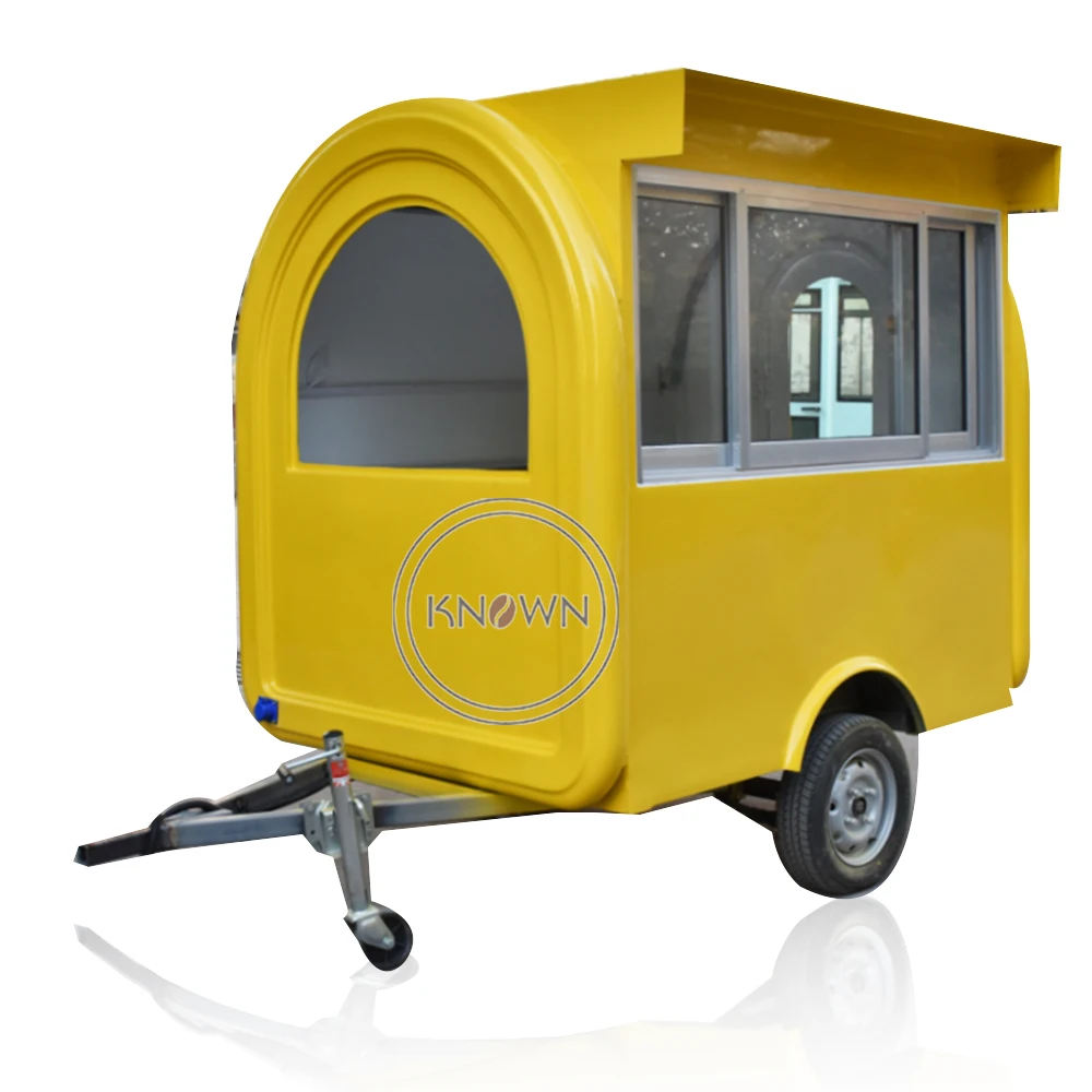 Fast Food Truck Kiosk Snack Food Selling Car Street Mobile Coffee Hot Dog Vending Trailer Towable Mobile Food Carts For Sale hot selling street coffee food trailer customized green ice snack food truck