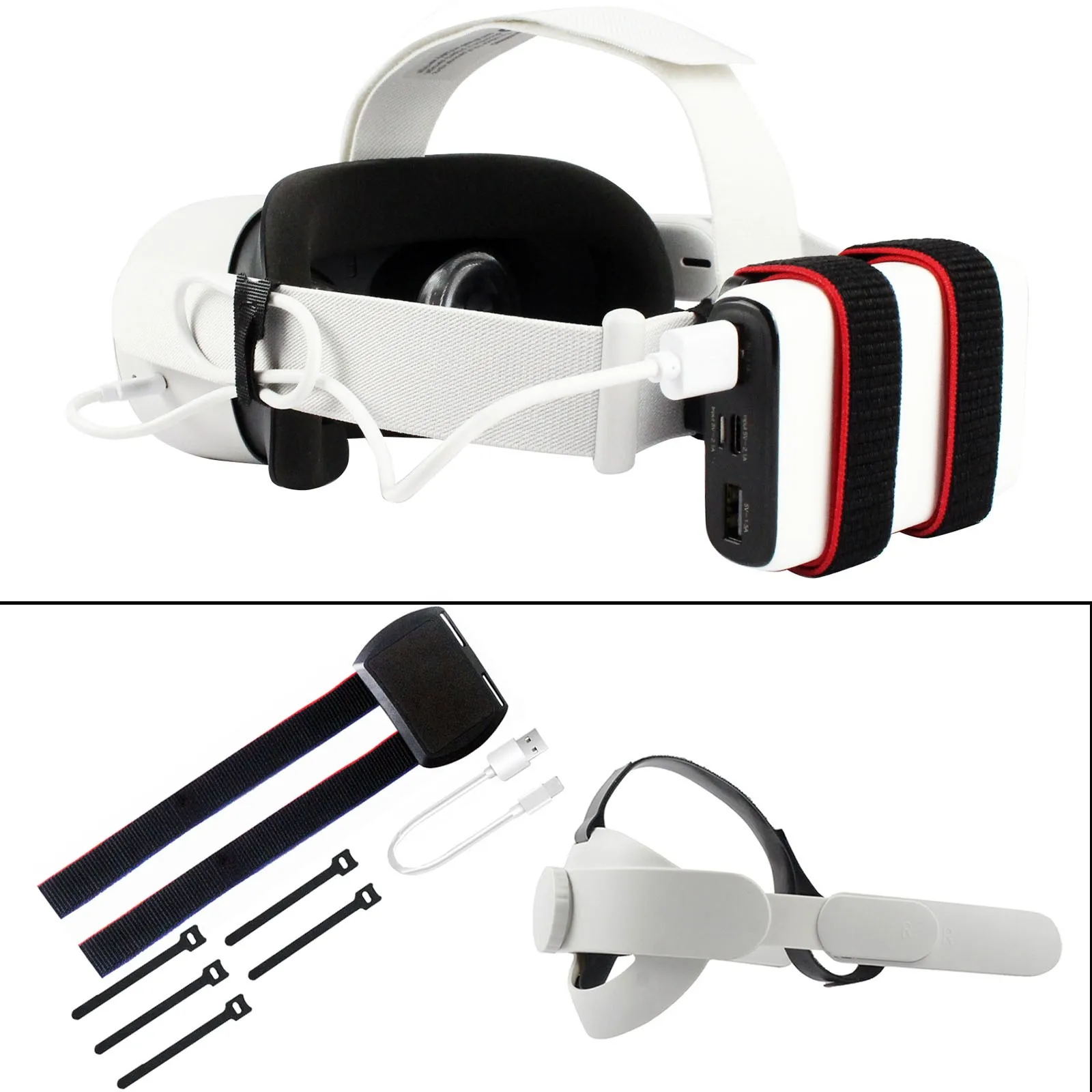 Head Strap For Oculus Quest 2 Halo Strap Adjustable Comfortable Oculus