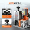 VEVOR Electric Wire Stripping Machine 1.5-25mm Cable Stripper 180W 60ft/min 3 Feeding Holes Wire Peeler Scrap Copper Recycling 5
