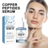 Copper Peptide Serum Fade Fine Lines Shrink Pores Skin Care Smoothing Firming Hyaluronic Acid Brightening Moisturizing Serum 1