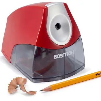 Heavy-Duty Electric Pencil Sharpener for Classroom, Stall-Free Motor, Large Shavings Tray, Dark Blue 4