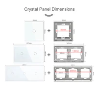 BSEED Zigbee 1/2/3Gang Touch Light Switches 1/2/3Way Tuya Smart Life Alice App Control Plus Normal EU Sockets Neutral Required - Image 6