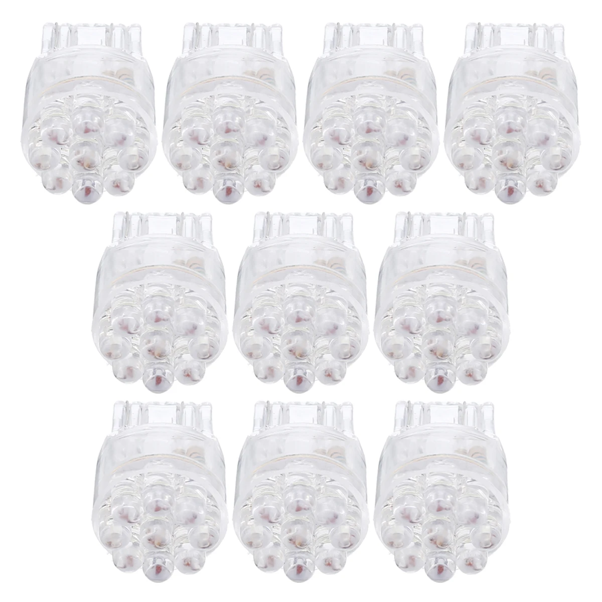 10pcs/set 12V/36LM 9 LED Turn Signal Light Bulbs Kit For Car T20 7443 7440 ECE Brake Tail Lamp White Bulb Accessories |