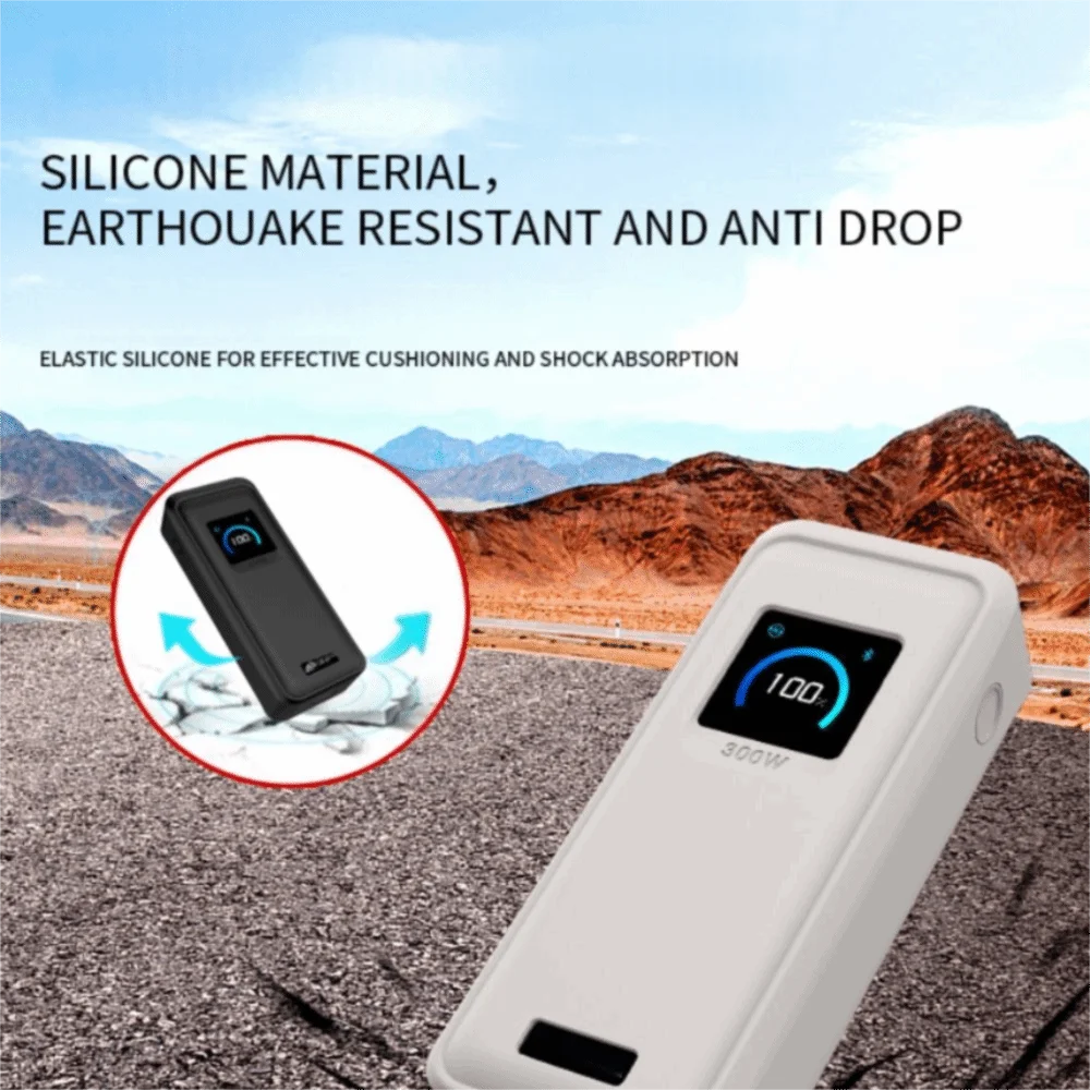 충격 방지 실리콘 케이스 소프트 프로텍터 보호 커버 Anker Prime Power Bank(26250mAh 300W)용 방진 슬리브 쉘