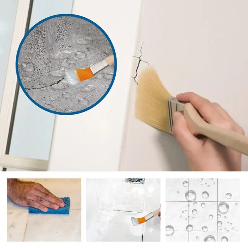 Bathroom Transparent Waterproof Glue Agent Insulating Adhesive Sealant Leak Proof Paint Strong Bonding Coating Home Repair waterproof sealant