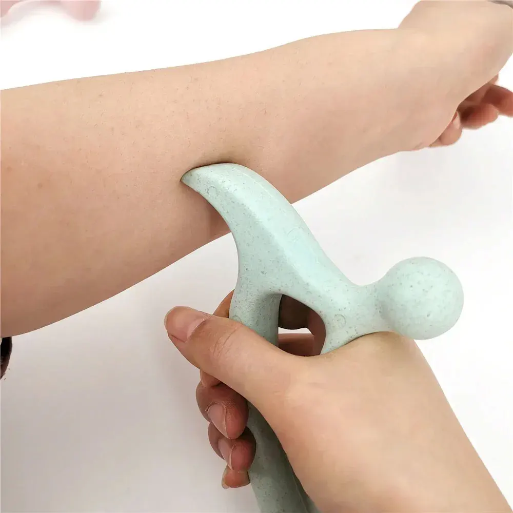 Nuovo Massaggiatore a Punta Grande per Agopuntura, Riflessologia Plantare e Manuale, Strumento Gua Sha per Massaggio Corpo e Mani - immagine 6