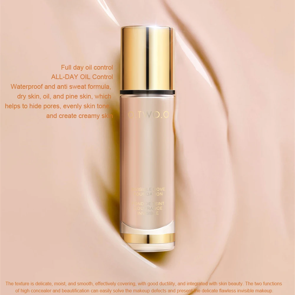 Lightweight Liquid Foundation Waterproof Lasting Coverage Invisible Pores Essential Advanced Best Selling Moisturize Skin 6