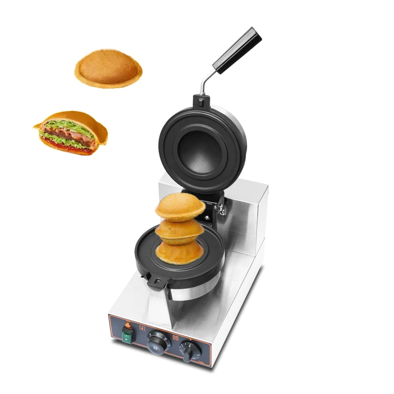 

UFO Hamburger Maker Ice Cream Burger Machine 110V 220V Gelato Panini Press Semlor Paczki Krapfen Baker