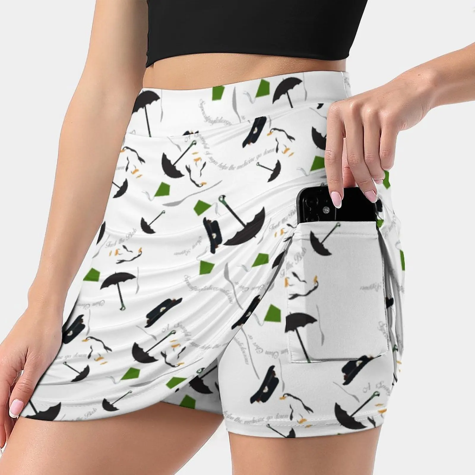 Qualcosa Di Strano Dall'Oriente Vento Gonna Moda Coreana Gonne Estive Per Le Donne Gonna Pantalone A Prova Di Luce Mary Poppins Book