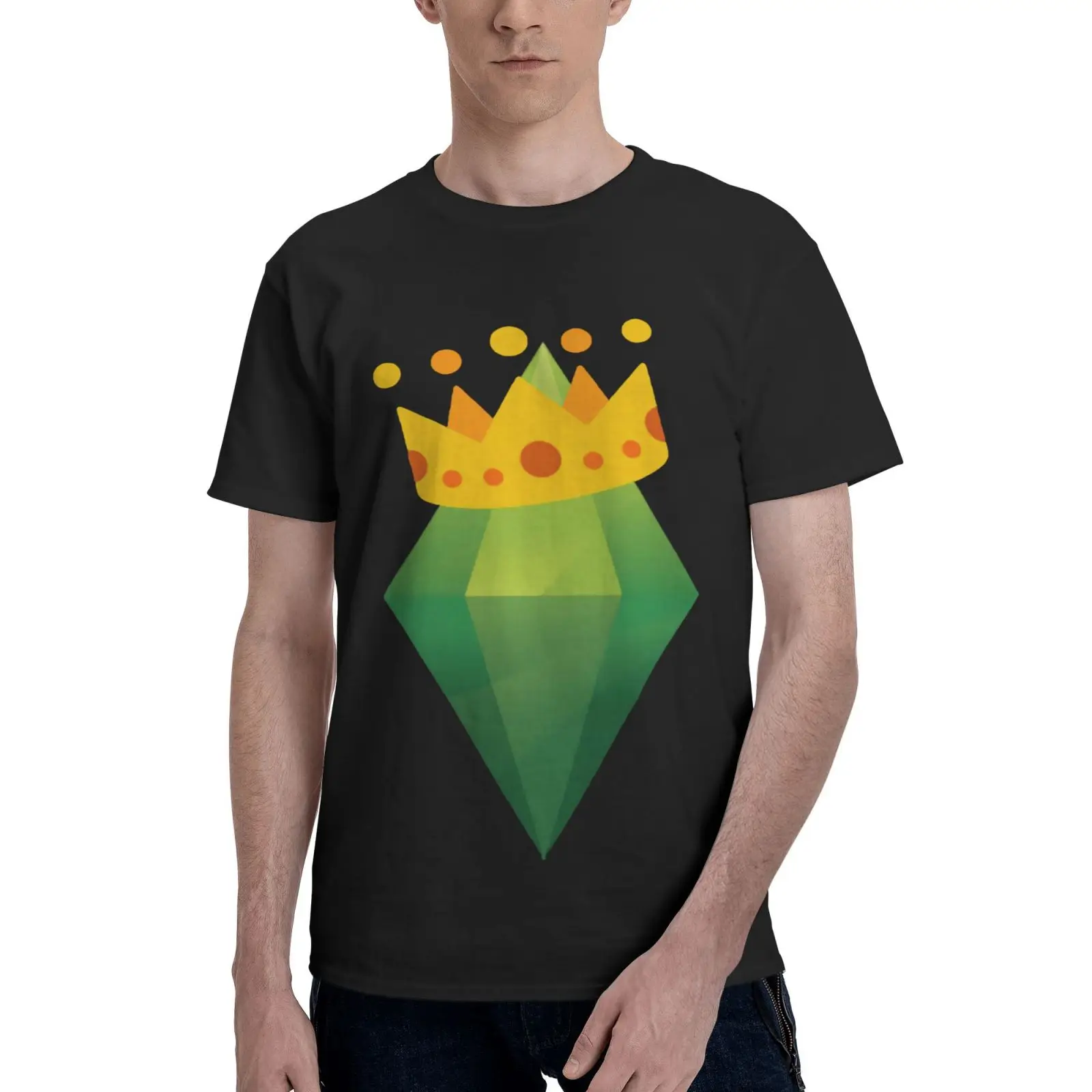 Sims Royalty The Sims 4 Sims Men T-Shirt Oversize T-Shirt Top Ts