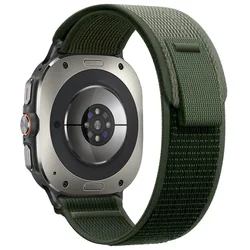 Trail Nylon Loop Sports Band - Adjustable Durable Wristband - Galaxy Watch Ultra2 (Army green)