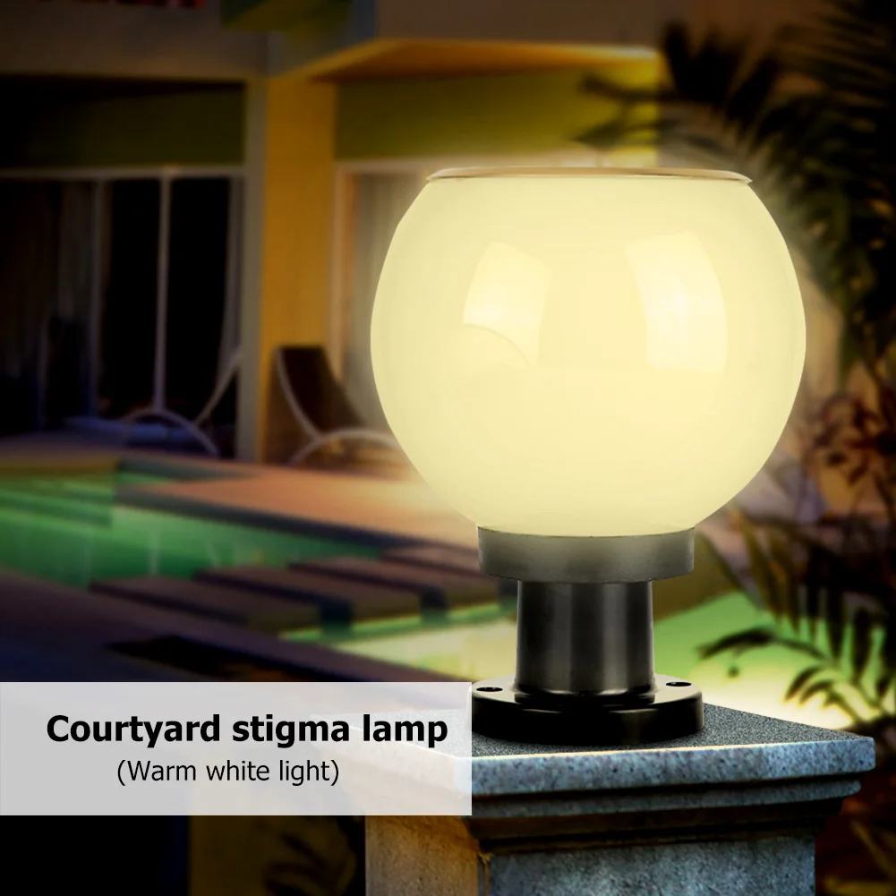 مصباح عمود LED شمسي مقاوم للماء للاستخدام الخارجي...