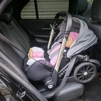 Poussette bidirectionnelle 4 en 1 multifonctionnelle pour nouveau-né, chariot pliable 3 en 1 avec siège 2