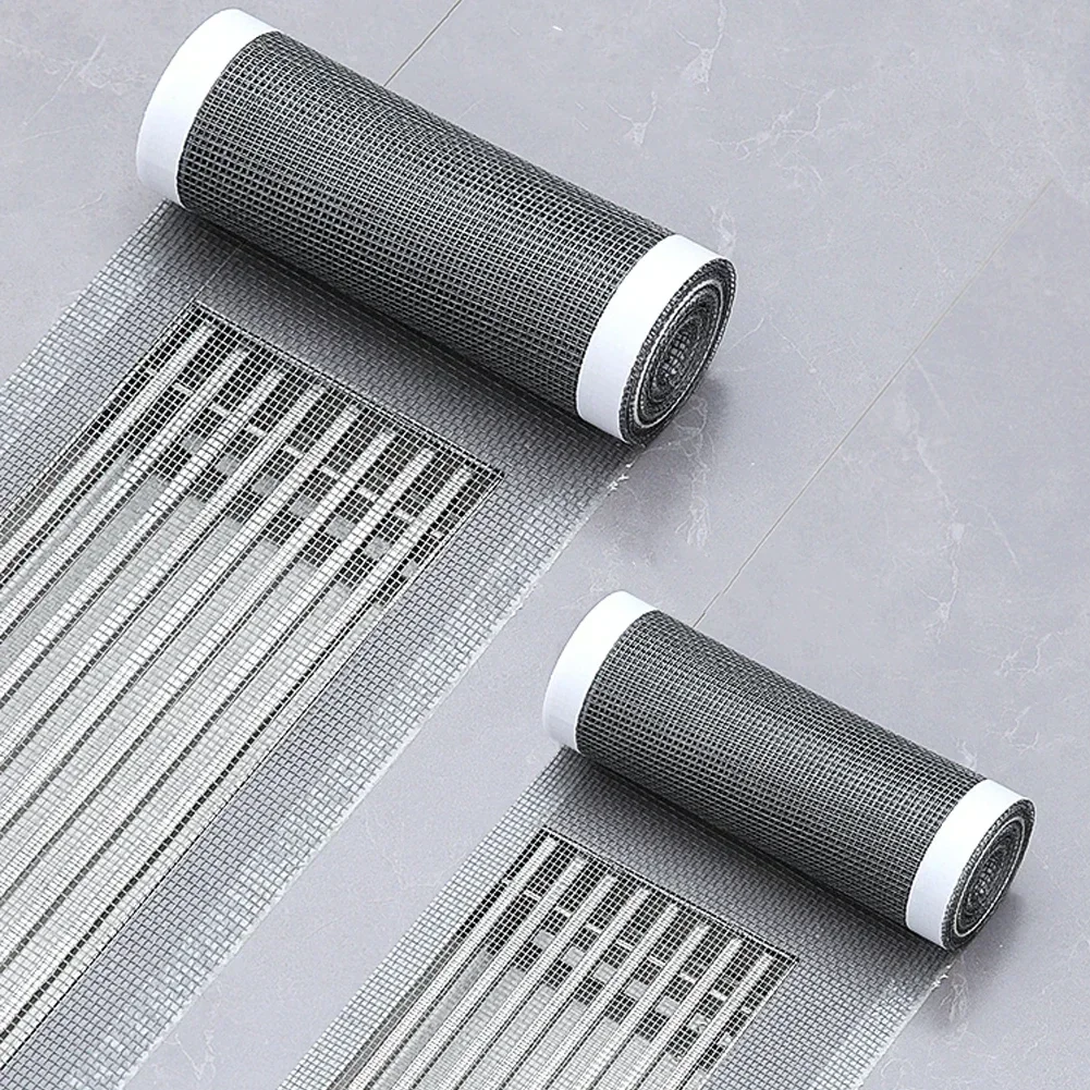 Cuttable Shower Drain Hair Catcher Self Adhesive Floor Drain Stickers Disposable Mesh Bathroom Kitchen Sink Hair Filter 10/5m sink filter floor drain sticker shower drain catcher floor drain filter hair drain catcher hair drain filter floor drain hair catcher drain hair catcher floor drain hair filter