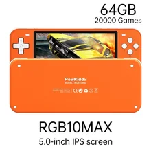 

POWKIDDY RGB10 Retro Open Source System RGB10 max Handheld Game Console RK3326 3.5-Inch IPS Screen 3D Rocker Children's Gift
