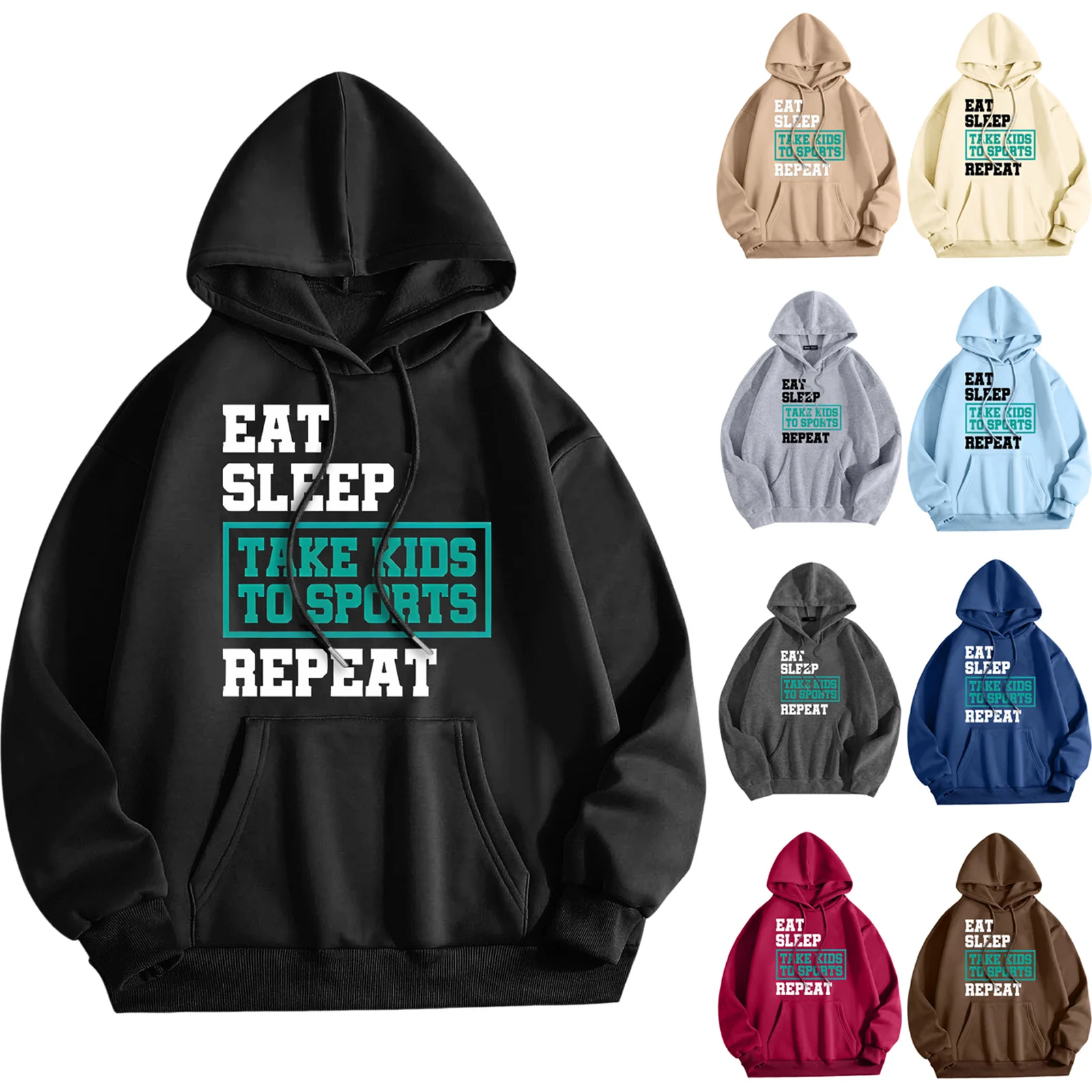 

Women Hoodie Hooded Sweatshirt Casual Long Sleeve Pullover Loose Autumn Sweatshirt Long Zip up Jacket