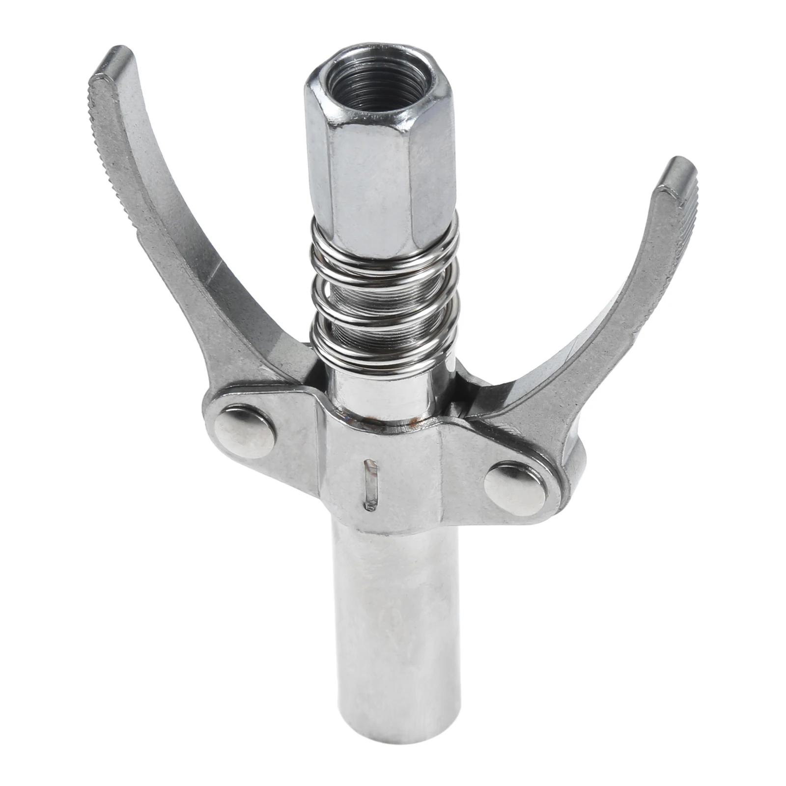 Grease Gun Coupler Tips Heavy Duty 10,000/17,000PSI Quick Lock-on and Release Double Handle for All Grease Guns 1/8" NPT Fitting