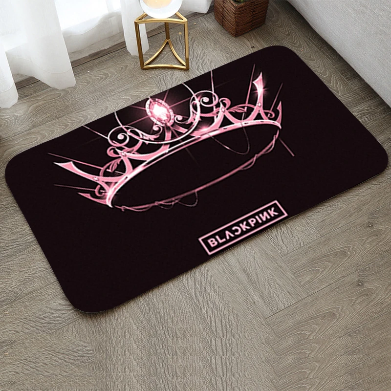 Room Mats KpopBlackpink Bathroom Rug Balcony Mat for Hallway Kitchen