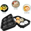 Silicone Ice Ball Maker Large 3D Big Round Sphere High Balls Ice Shape Cube Mold Tray for Freezer Whiskey Cocktail Bar Tools 5